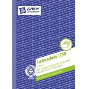 Avery zweckform formularbuch lieferschein, rc, a5 1240 Avery zweckform formularbuch lieferschein, rc, a5 1240