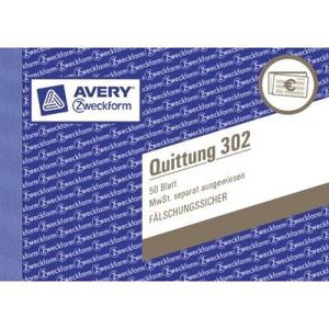 Avery zweckform formularbuch quittung mit mwst.-nachweis ----------------- fr den markt: d l a -----------------a6 quer, 5 Avery zweckform formularbuch quittung mit mwst.-nachweis ----------------- fr den markt: d l a -----------------a6 quer, 5