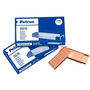 Aucune Agrafes Petrus dorées 22/6 Aucune Agrafes Petrus dorées 22/6
