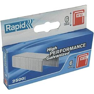 Rapid - Agrafe 53/6 Pour Autocloueur 68347 - Boite De 2500 Rapid - Agrafe 53/6 Pour Autocloueur 68347 - Boite De 2500