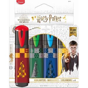 4 surligneurs Maped Harry Potter Modèle aléatoire Multicolore 4 surligneurs Maped Harry Potter Modèle aléatoire Multicolore