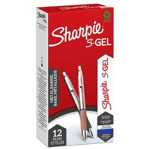 Stylo roller gel Sharpie Métal 0,7 mm Encre Bleu Multicolore Stylo roller gel Sharpie Métal 0,7 mm Encre Bleu Multicolore