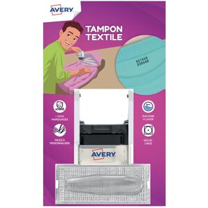 Tampon textile résistant au lavage Avery Dennison Multicolore Tampon textile résistant au lavage Avery Dennison Multicolore