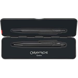 Caran d'Ache Porte mine 0,7mm noir black code dans boite metal noire Noir Caran d'Ache Porte mine 0,7mm noir black code dans boite metal noire Noir