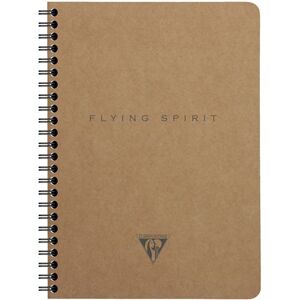 Carnet reliure intégrale à pochettes Clairefontaine Flying Spirit Kraft A5 120 pages Marron Marron Carnet reliure intégrale à pochettes Clairefontaine Flying Spirit Kraft A5 120 pages Marron Marron