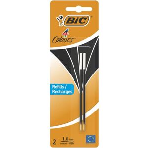 BIC BL 2 RECH 4COLOURS M NOIR Noir BIC BL 2 RECH 4COLOURS M NOIR Noir