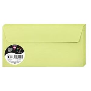 Clairefontaine Pack de 20 enveloppes DL Pollen 110 x 220 mm Vert Bourgeon Vert Bourgeon Clairefontaine Pack de 20 enveloppes DL Pollen 110 x 220 mm Vert Bourgeon Vert Bourgeon