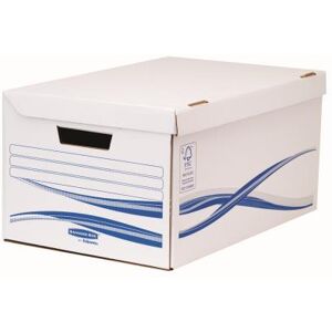 Conteneur à ouverture sur le dessus Bankers Box Basic Bleu et Blanc Conteneur à ouverture sur le dessus Bankers Box Basic Bleu et Blanc
