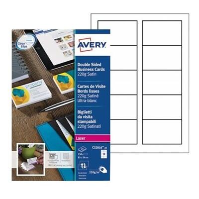 Avery Dennison Avery Quick&Clean - cartes de visite - 25 unités Avery Dennison Avery Quick&Clean - cartes de visite - 25 unités
