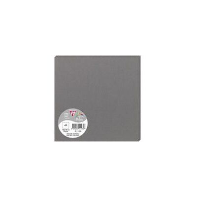 Clairefontaine - Pollen 160x160 210gsm - Acier - Cartes Clairefontaine - Pollen 160x160 210gsm - Acier - Cartes