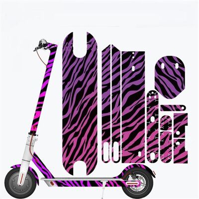 Lot de 10pcs Autocollants pour Trottinette Xiaomi Scooter Électrique M365 - Violet Lot de 10pcs Autocollants pour Trottinette Xiaomi Scooter Électrique M365 - Violet