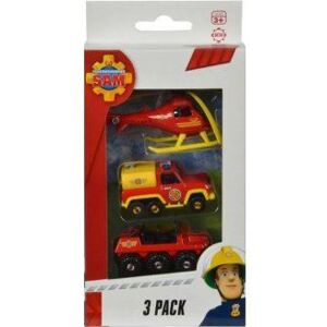 Coffret sam le pompier 3 véhicules en métal : hydrus - pick up vénus - hélicoptère océan - set voiture miniature + 1 carte tigre Coffret sam le pompier 3 véhicules en métal : hydrus - pick up vénus - hélicoptère océan - set voiture miniature + 1 carte tigre