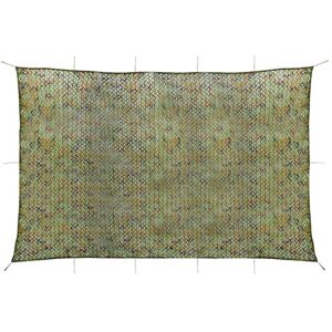 Filet de camouflage vidaXL avec sac de rangement 5x7 m Vert - Filet de camouflage Filet de camouflage vidaXL avec sac de rangement 5x7 m Vert - Filet de camouflage