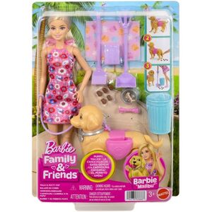 Poupée Barbie Balade du chien Multicolore Poupée Barbie Balade du chien Multicolore