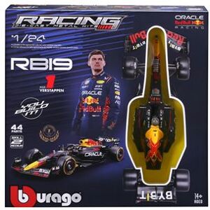 Kit à monter Bburago Racing F1 SF 2023 Red Bull RB19 #Verstappen avec casque et stand Multicolore Kit à monter Bburago Racing F1 SF 2023 Red Bull RB19 #Verstappen avec casque et stand Multicolore