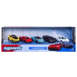 Coffret de 5 voitures Majorette Lamborghini Multicolore Coffret de 5 voitures Majorette Lamborghini Multicolore