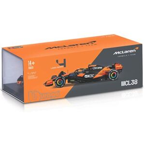Véhicule Bburago F1 McLaren MCL38 2024 Norris avec casque Multicolore Véhicule Bburago F1 McLaren MCL38 2024 Norris avec casque Multicolore