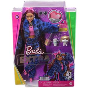 Poupée Barbie Extra Bleu Léopard Bleu Poupée Barbie Extra Bleu Léopard Bleu