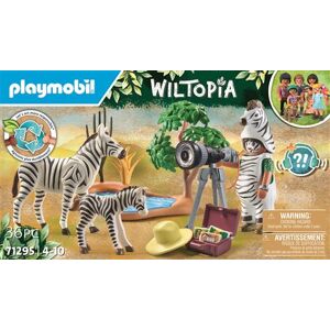 Playmobil Wiltopia 71295 Photographe avec déguisement et zèbres Playmobil Wiltopia 71295 Photographe avec déguisement et zèbres