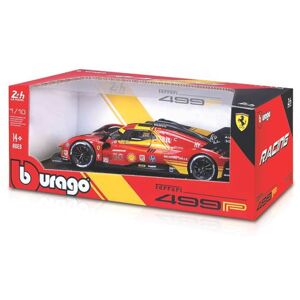 Voiture Bburago Ferrari Racing 499P LMH 2024 50 Multicolore Voiture Bburago Ferrari Racing 499P LMH 2024 50 Multicolore