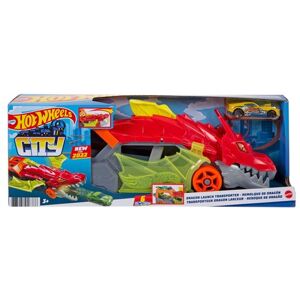 Voiture Hot Wheels Transporteur Dragon Multicolore Voiture Hot Wheels Transporteur Dragon Multicolore