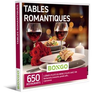 BONGO Coffret Cadeau - Tables Romantiques BONGO Coffret Cadeau - Tables Romantiques