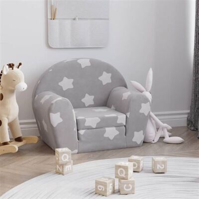 MAISONCHIC Modèle vidaXL68703 Canapé-Lit Enfants Gris Clair avec Étoiles MAISONCHIC Modèle vidaXL68703 Canapé-Lit Enfants Gris Clair avec Étoiles