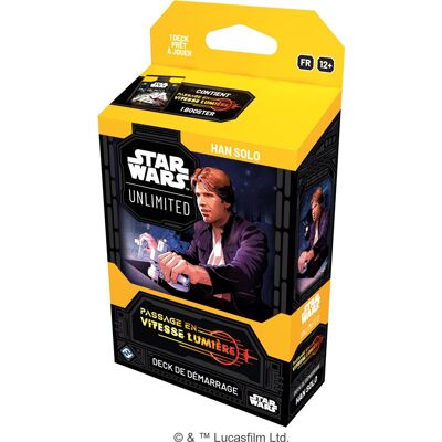 Carte à collectionner Star Wars Unlimited Passage Vitesse Lumière Deck Modèle aléatoire Multicolore Carte à collectionner Star Wars Unlimited Passage Vitesse Lumière Deck Modèle aléatoire Multicolore