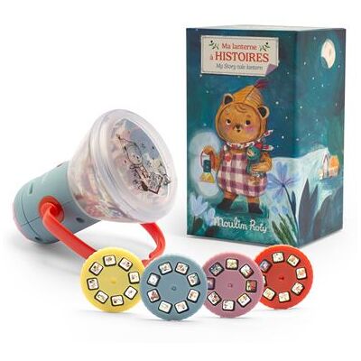 Moulin Roty - Lanterne de Nuit Les Minouchkas - Histoire, 3-en-1 Moulin Roty - Lanterne de Nuit Les Minouchkas - Histoire, 3-en-1