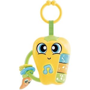 Pepper - Hochet électronique - CAROTINA BABY - Sons et mélodies joyeuses, Anneaux de dentition Pepper - Hochet électronique - CAROTINA BABY - Sons et mélodies joyeuses, Anneaux de dentition