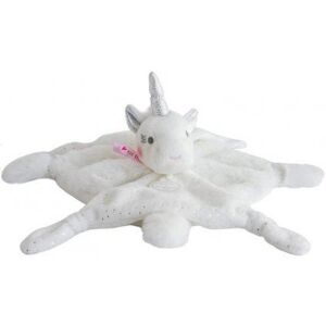 Coffret cadeau doudou plat licorne blanche et argent 22 cm - peluche douce bebe fille - naissance nouveau ne Coffret cadeau doudou plat licorne blanche et argent 22 cm - peluche douce bebe fille - naissance nouveau ne