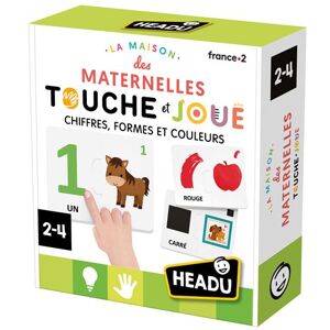 Jeu écriture et lettres Headu La Maison des Maternelles Touche et Joue Chiffre, formes et couleurs Multicolore Jeu écriture et lettres Headu La Maison des Maternelles Touche et Joue Chiffre, formes et couleurs Multicolore