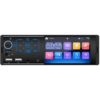 Générique Z1 Autoradio 4.1'' écran de contact stéréo multimédia lecteur MP5 Bluetooth USB - Noir Noir Générique Z1 Autoradio 4.1'' écran de contact stéréo multimédia lecteur MP5 Bluetooth USB - Noir Noir