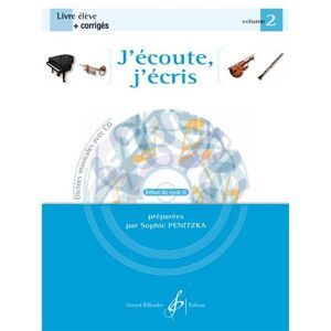 BILLAUDOT J'ECOUTE, J'ECRIS VOL.2+CD BILLAUDOT J'ECOUTE, J'ECRIS VOL.2+CD