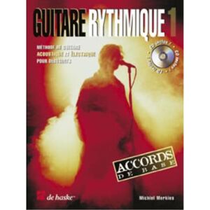 De Haske Méthodes et pédagogie DEHASKE MERKIES MICHIEL - GUITARE RYTHMIQUE VOL.1 + CD Guitare acoustique De Haske Méthodes et pédagogie DEHASKE MERKIES MICHIEL - GUITARE RYTHMIQUE VOL.1 + CD Guitare acoustique