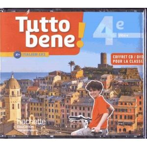 Hachette Education Tutto bene! italien cycle 4 / 4e LV2 - Coffret CD/DVD classe - éd. 2017 Hachette Education Tutto bene! italien cycle 4 / 4e LV2 - Coffret CD/DVD classe - éd. 2017