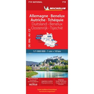 MICHELIN Carte Nationale Allemagne, Benelux, Autriche, Tchéquie / Duitsland, Benelux, Oostenrijk, Tsjechië MICHELIN Carte Nationale Allemagne, Benelux, Autriche, Tchéquie / Duitsland, Benelux, Oostenrijk, Tsjechië