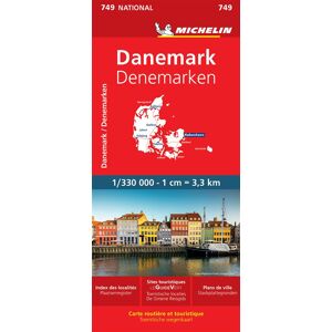 MICHELIN Carte Nationale Danemark / Denemarken MICHELIN Carte Nationale Danemark / Denemarken