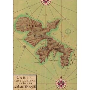 Hachette Bnf Carnet Blanc, Carte de la Martinique, 1753 Hachette Bnf Carnet Blanc, Carte de la Martinique, 1753
