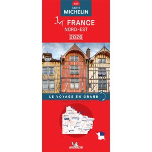 MICHELIN Carte Nationale France Nord-Est 2026 MICHELIN Carte Nationale France Nord-Est 2026