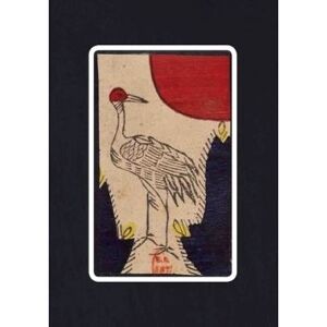 Hachette Bnf Carnet Blanc, carte à jouer, Héron, Japon 19e Hachette Bnf Carnet Blanc, carte à jouer, Héron, Japon 19e
