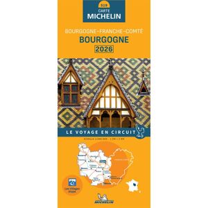 MICHELIN Carte Régionale Bourgogne 2026 MICHELIN Carte Régionale Bourgogne 2026