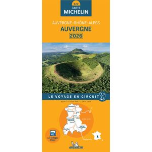 MICHELIN Carte Régionale Auvergne 2026 MICHELIN Carte Régionale Auvergne 2026