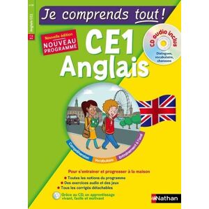 Nathan Je comprends tout ! Anglais CE1 + CD Audio inclus Nathan Je comprends tout ! Anglais CE1 + CD Audio inclus