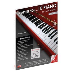 F2m Editions J'apprends le piano tout simplement vol 2 + cd F2m Editions J'apprends le piano tout simplement vol 2 + cd