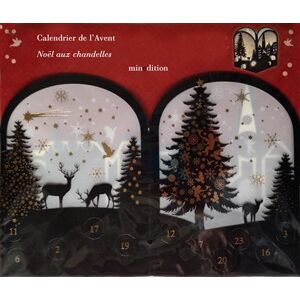 Minedition Eds Calendrier de l'Avent - Noël aux chandelles - Divers Minedition Eds Calendrier de l'Avent - Noël aux chandelles - Divers