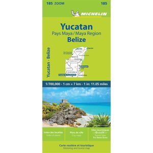 MICHELIN Carte Zoom Yucatan - Belize - Pays Maya / Maya Region MICHELIN Carte Zoom Yucatan - Belize - Pays Maya / Maya Region
