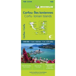 MICHELIN Carte Zoom Corfou - Îles Ioniennes / Corfu - Ionian Islandss MICHELIN Carte Zoom Corfou - Îles Ioniennes / Corfu - Ionian Islandss