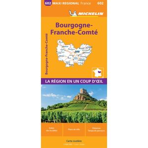 MICHELIN Carte Régionale Maxi- Bourgogne - Franche-Comté MICHELIN Carte Régionale Maxi- Bourgogne - Franche-Comté