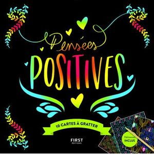 First Cartes à gratter - Pensées positives First Cartes à gratter - Pensées positives
